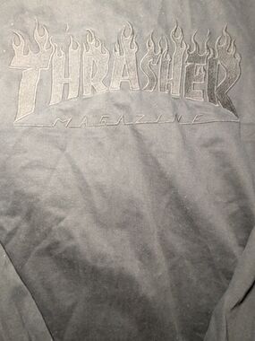 Vans x Thrasher Black Long-Sleeve Logo Shirt